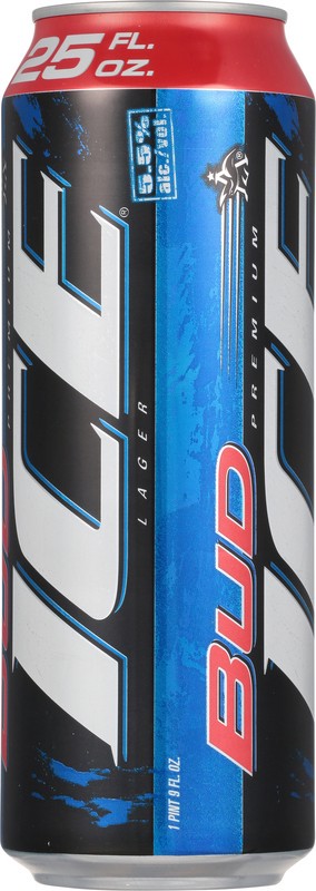 slide 3 of 5, Bud Ice Premium Lager Beer 25 fl oz, 25 fl oz