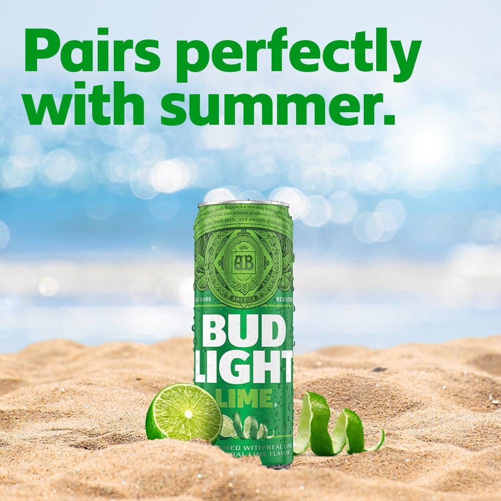 slide 2 of 6, Bud Light Lime Beer, 12 fl oz