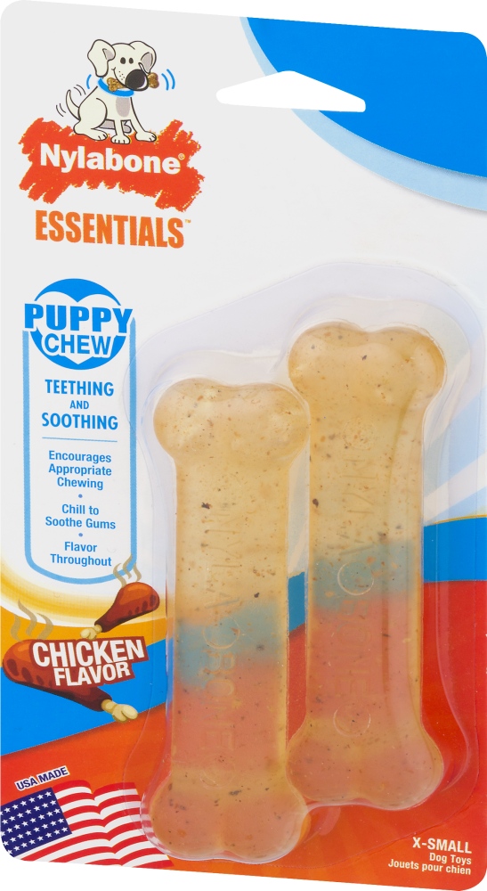 slide 2 of 6, Nylabone Puppy Chew, 2 ct