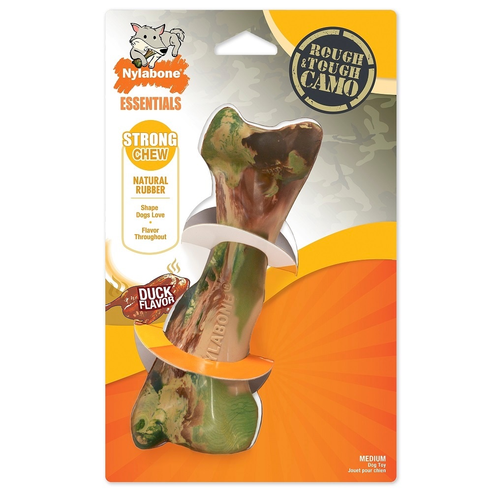 slide 1 of 1, Nylabone Duck Flavor Medium Strong Chew, 1 ct