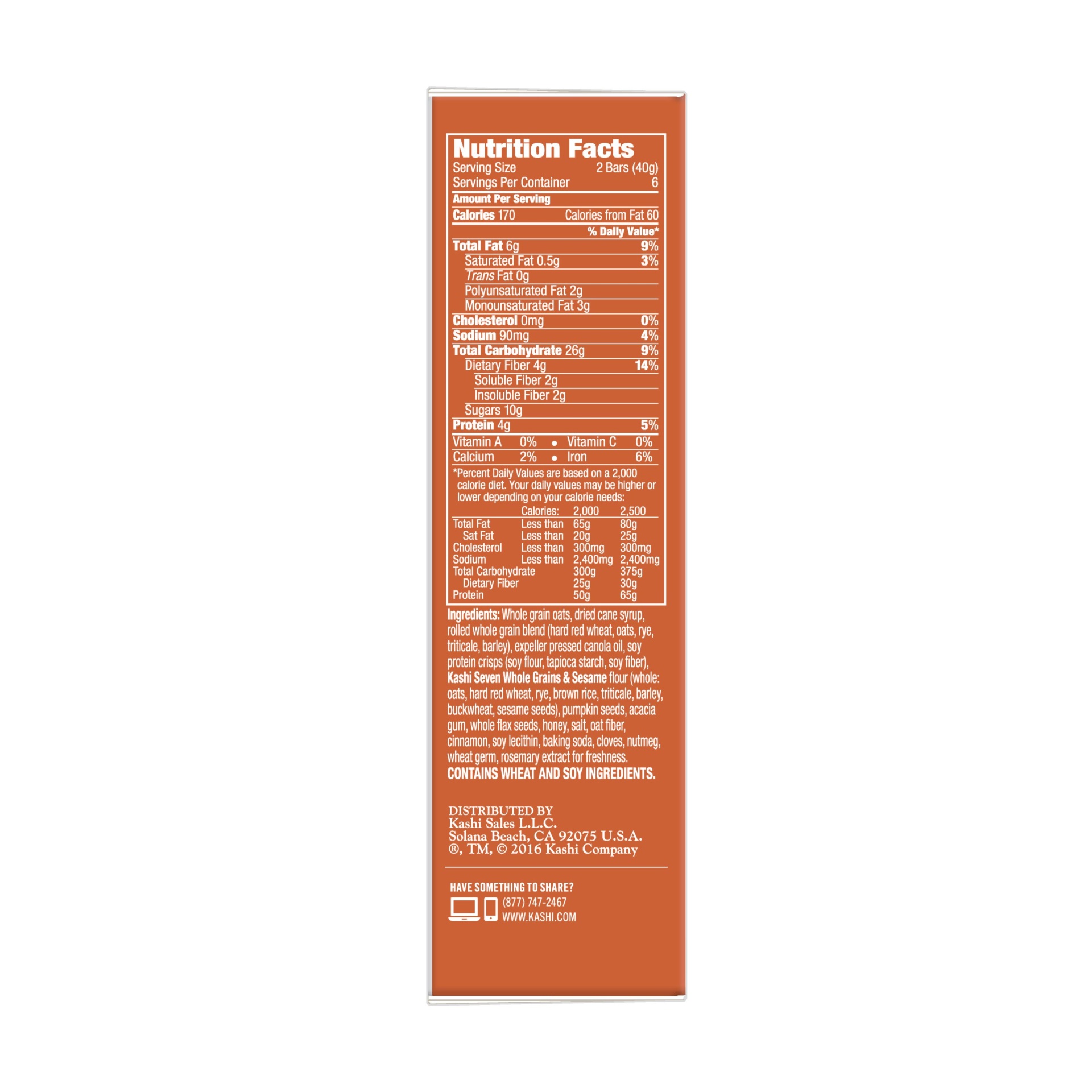 slide 2 of 7, Kashi Crunchy Granola Bars Pumpkin Spice Flax, 6 ct; 1.4 oz