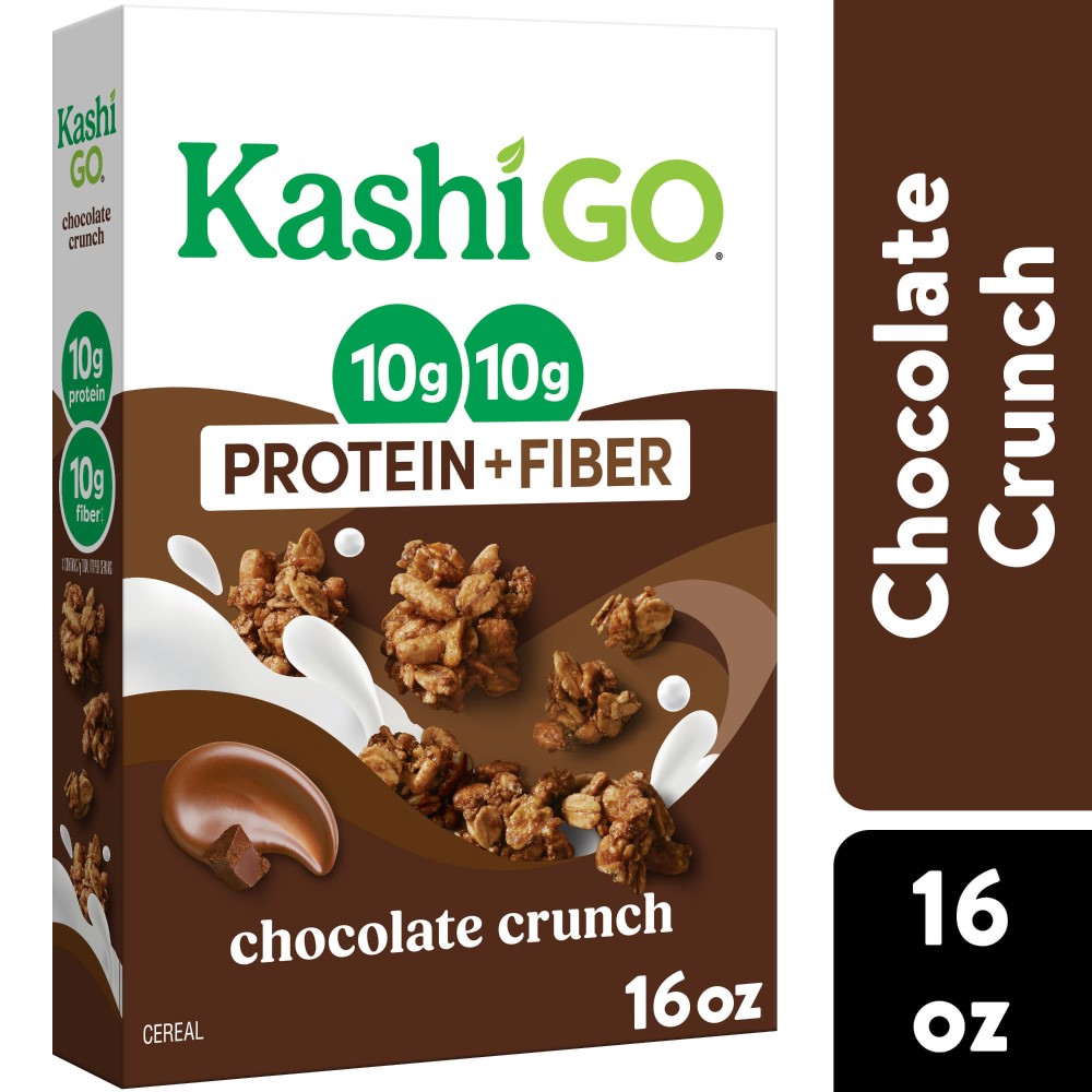 slide 5 of 6, Kashi Chocolate Protein Fiber Cereal, 16 oz