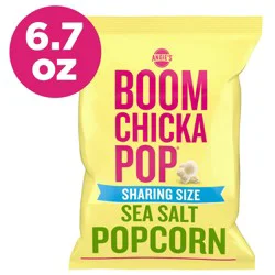 Angie's BOOMCHICKAPOP Sea Salt Popcorn, Gluten Free, Party Size, 6.7 oz.