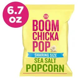 Angie's BOOMCHICKAPOP Sea Salt Popcorn, Gluten Free, Party Size, 6.7 oz.