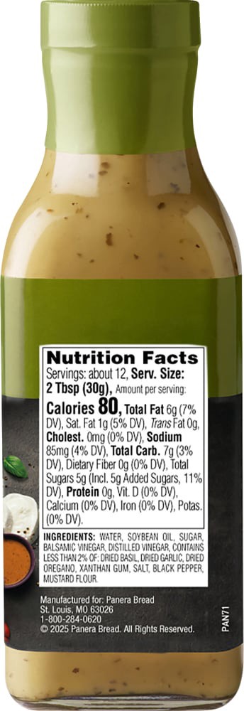 slide 4 of 4, Panera Bread® Balsamic Vinaigrette Dressing, 12 fl oz