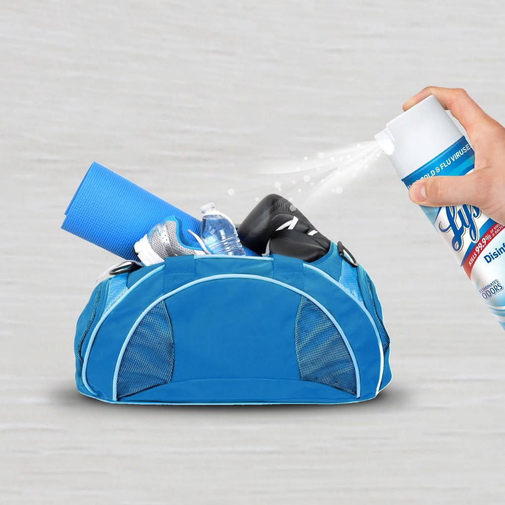 slide 4 of 10, Lysol Disinfectant Spray, Sanitizing and Antibacterial Spray, For Disinfecting and Deodorizing, Lemon Breeze, 19 Fl Oz., 19 oz