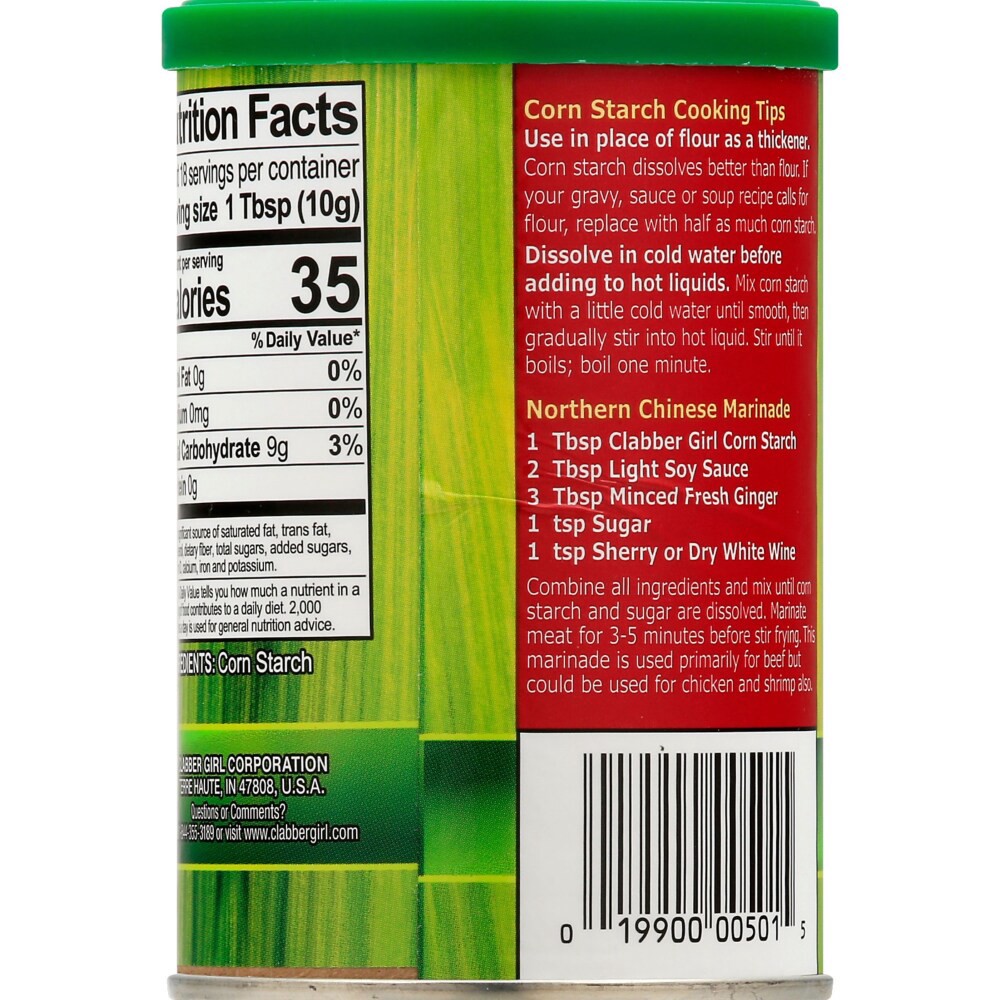 slide 2 of 4, Clabber Girl Corn Starch- 6.5 oz, 6.5 oz