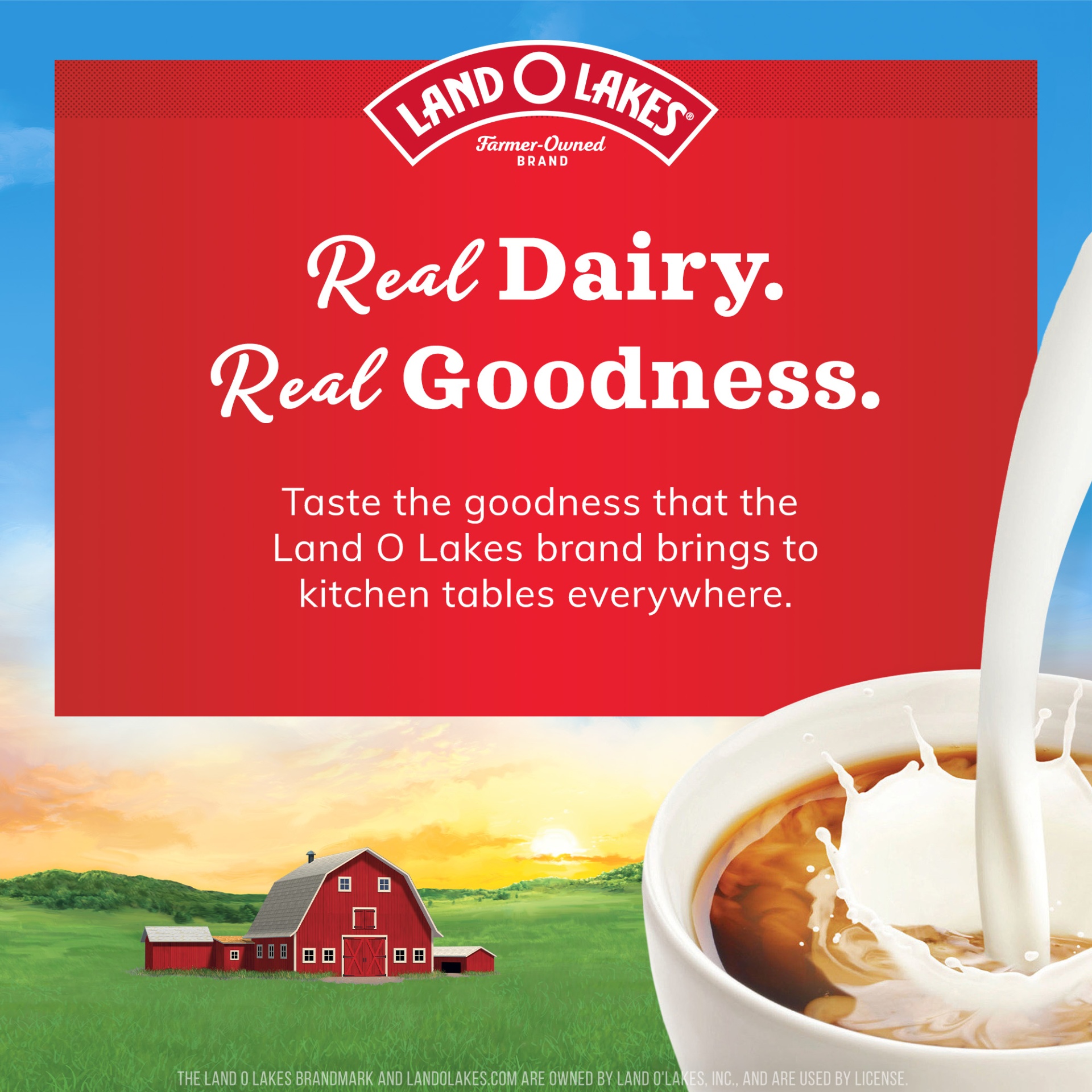 slide 6 of 7, Land O Lakes Traditional Half And Half, Half Gallon, 64 fl oz