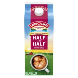 Land O'Lakes Traditional Half And Half, Half Gallon