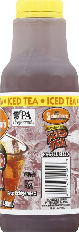 slide 5 of 5, DAIRY - NO BRAND Schneider Iced Tea - 16 oz, 16 oz