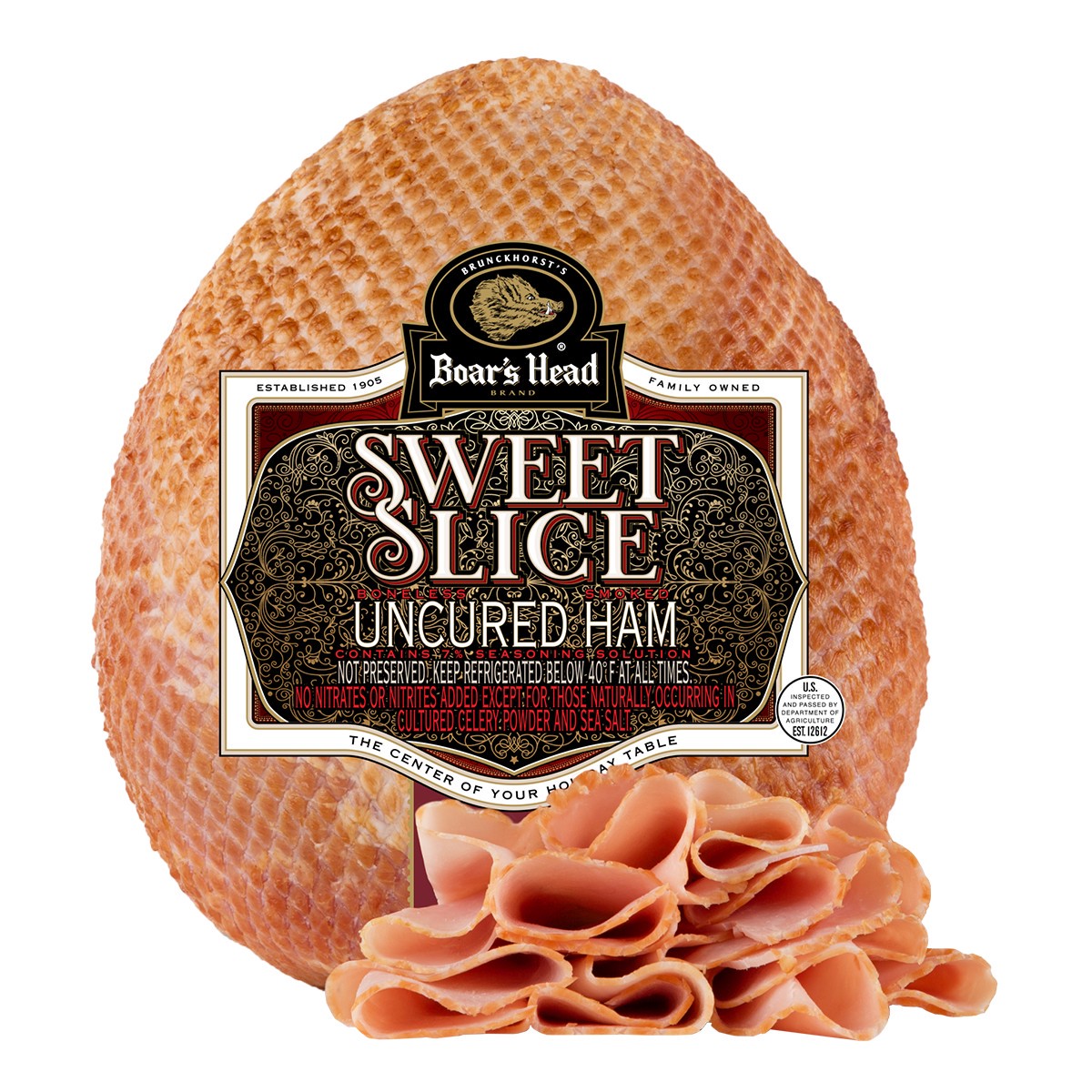 slide 1 of 1, Boar's Head Sweet Ham, per lb