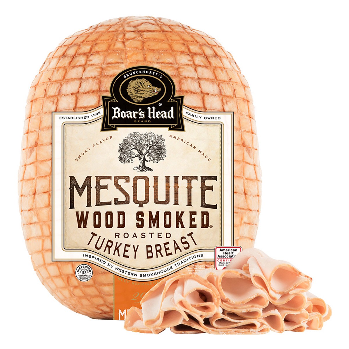 slide 1 of 1, Boar's Head Honey Smoked Turkey, per lb