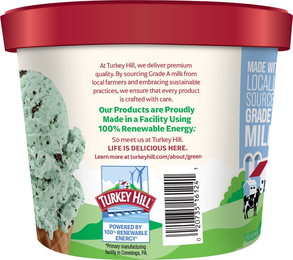 slide 2 of 5, Turkey Hill Premium Choco Mint Chip Ice Cream 1.44 qt, 1.44 qt