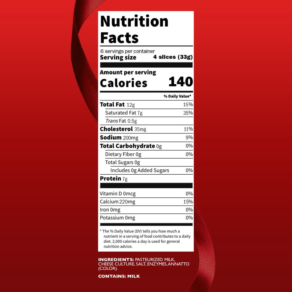 slide 5 of 5, Cracker Barrel Cracker Cuts Extra Sharp Yellow Cheddar Cheese Slices, 24 ct Tray, 24 ct