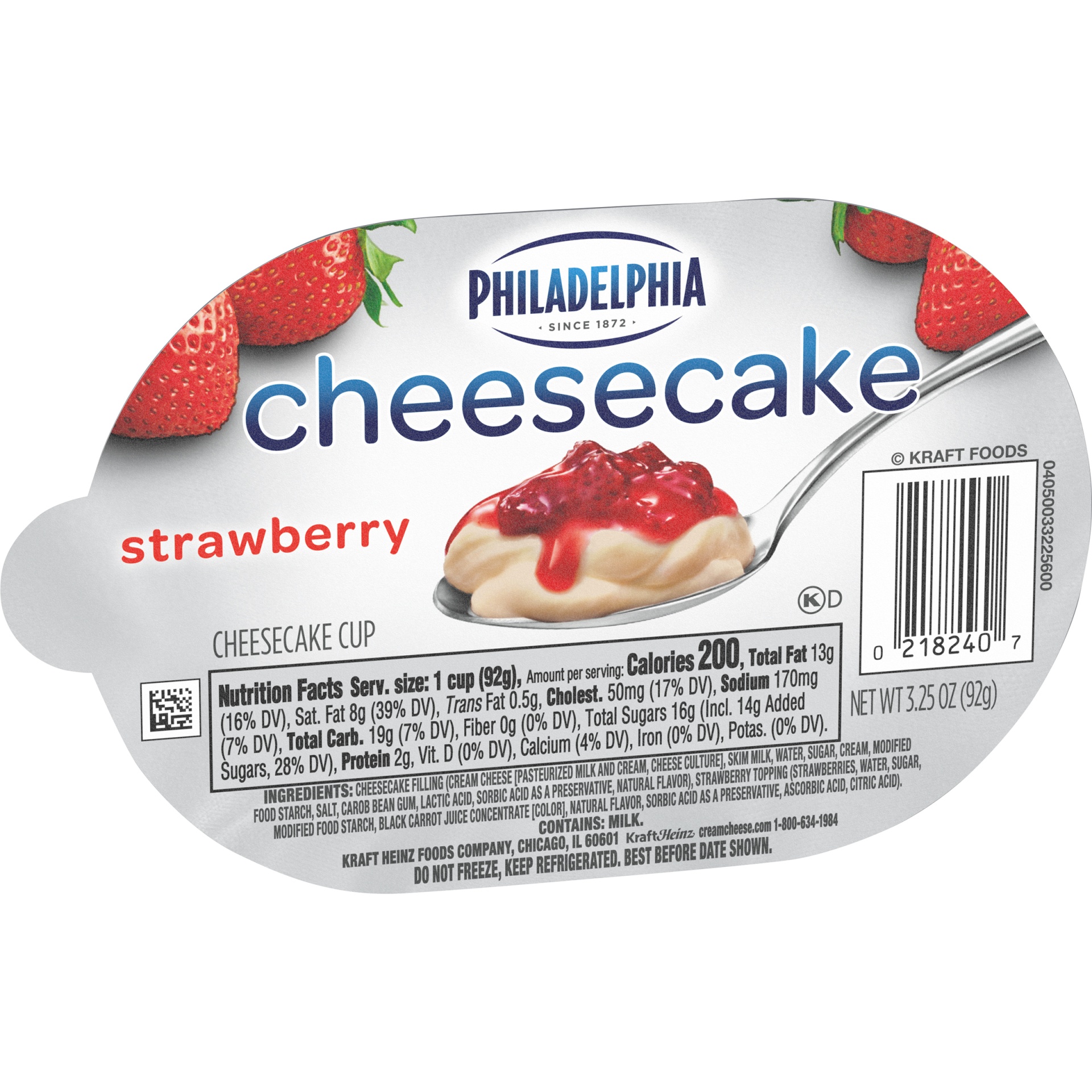 slide 5 of 9, Philadelphia Strawberry Cheesecake Cups Cup, 3.25 oz