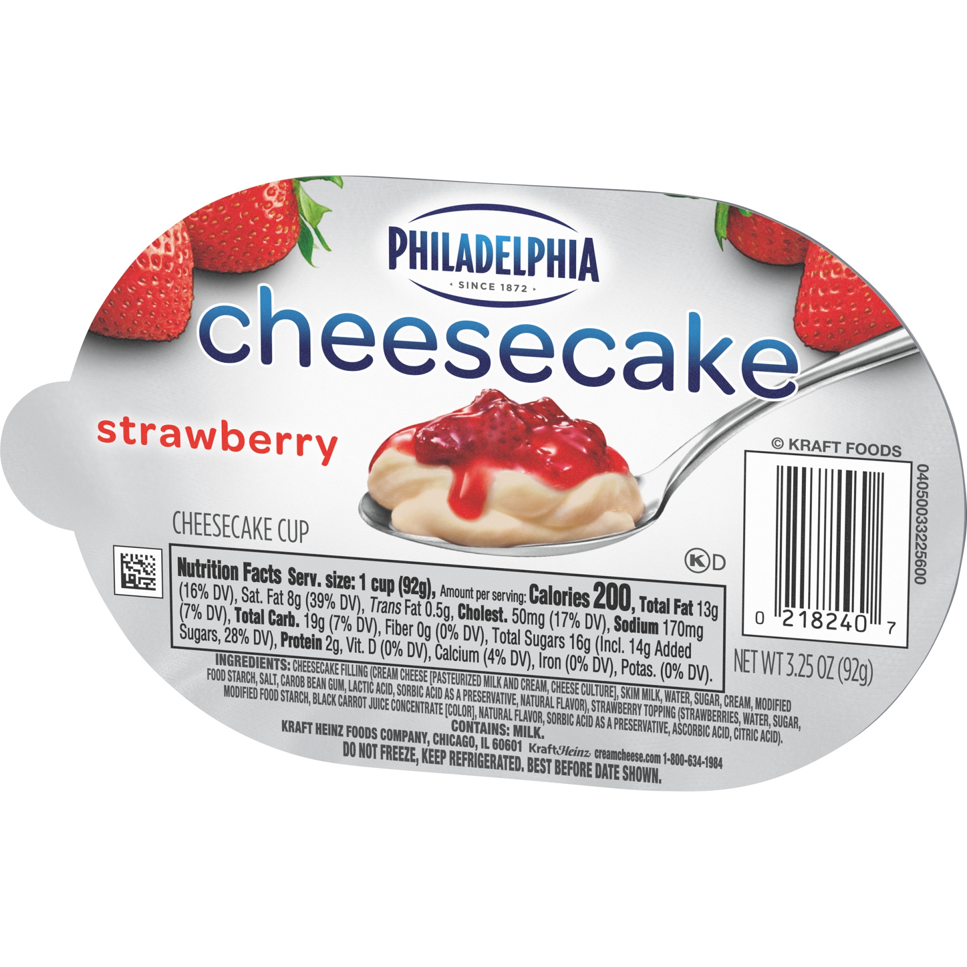 slide 6 of 9, Philadelphia Strawberry Cheesecake Cups Cup, 3.25 oz