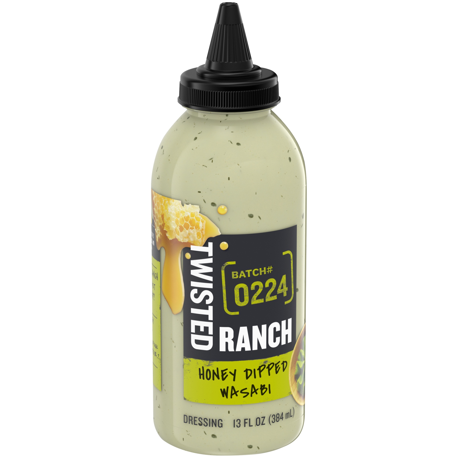 slide 2 of 6, Twisted Ranch Honey Dipped Wasabi Sauce & Dressing, 13 fl oz