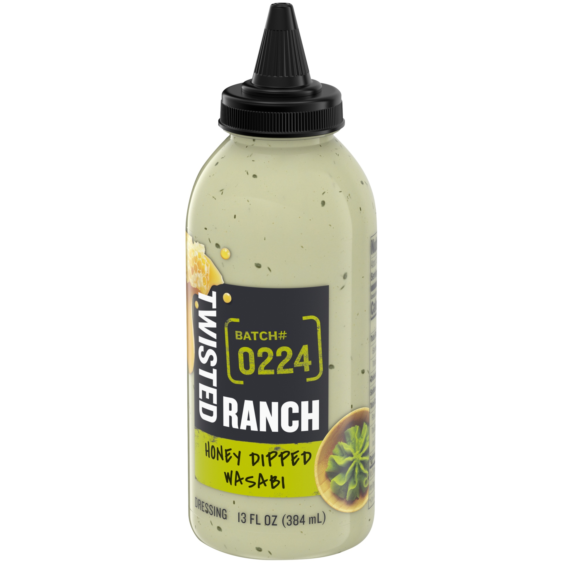 slide 3 of 6, Twisted Ranch Honey Dipped Wasabi Sauce & Dressing, 13 fl oz