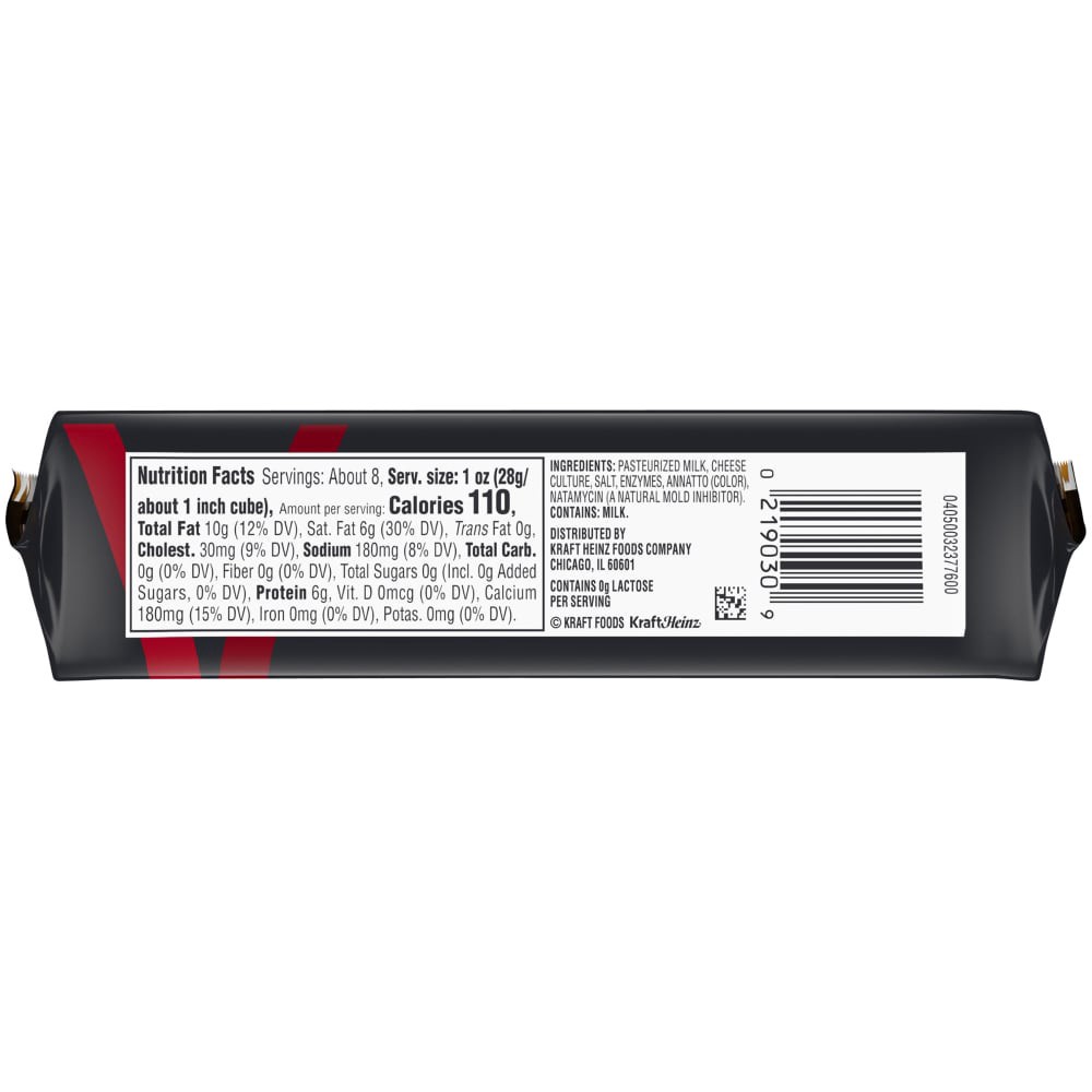 slide 4 of 6, Cracker Barrel Extra Sharp Yellow Cheddar Cheese, 8 oz