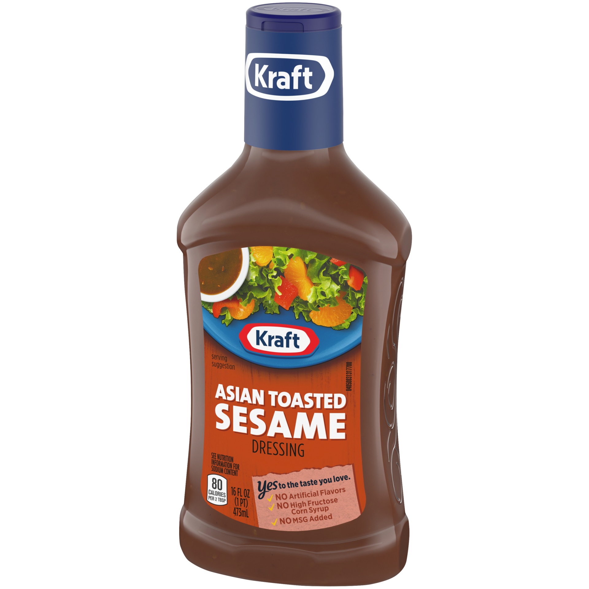 slide 2 of 7, Kraft Asian Toasted Sesame Dressing, 16 fl oz Bottle, 16 fl oz