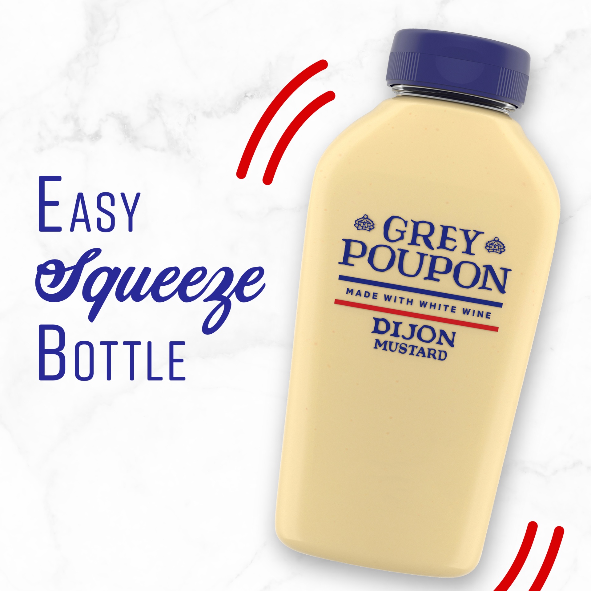 slide 5 of 9, Grey Poupon Dijon Mustard Squeeze, 10 oz