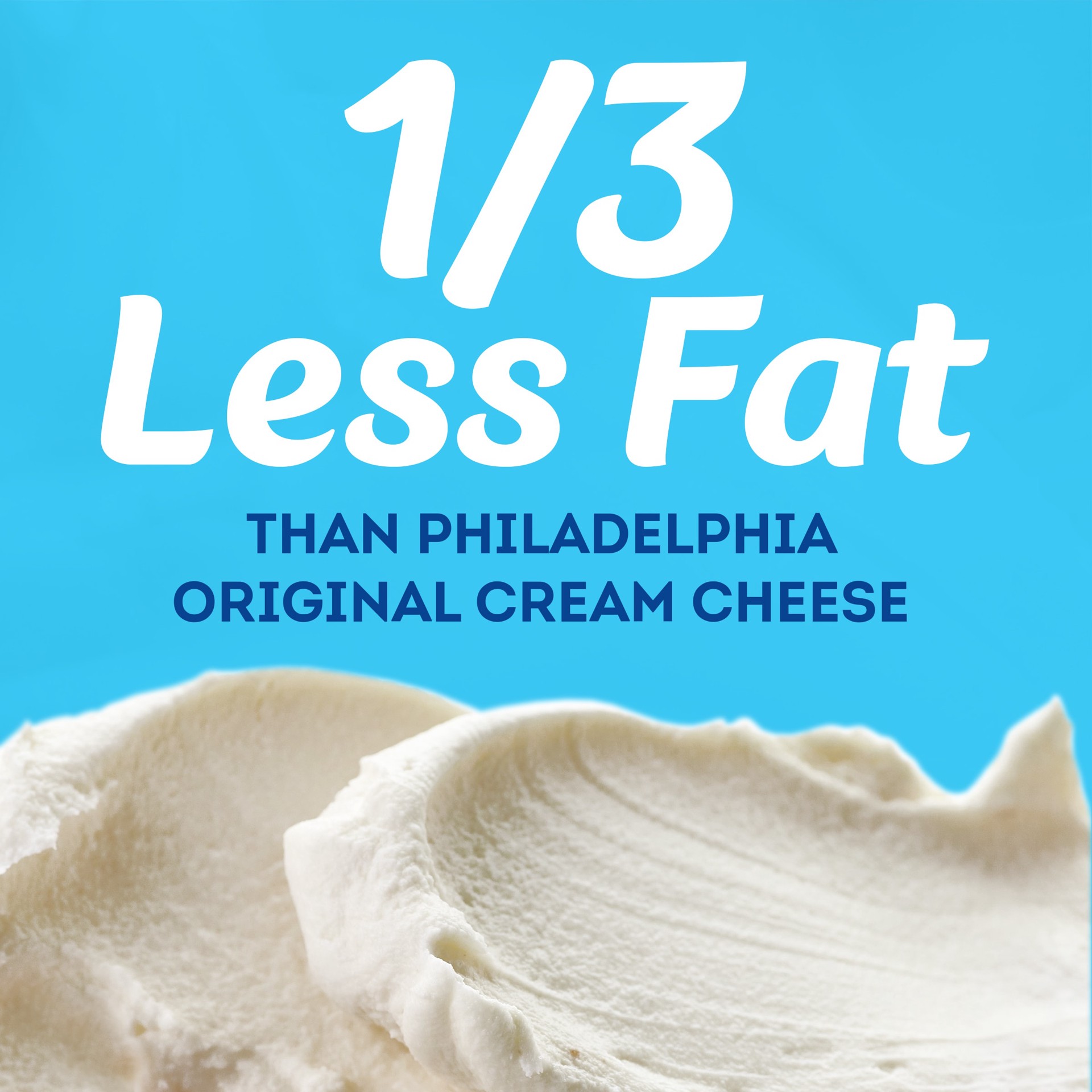 slide 2 of 5, Philadelphia Reduced Fat Cream Cheese, 2 ct Pack, 8 oz Brick, 2 ct