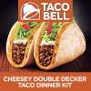slide 7 of 7, Taco Bell Cheesy Double Decker Taco Dinner Kit with 6 Soft Tortillas, 6 Crunchy Taco Shells, Velveeta Cheese Sauce & Seasoning, 14 oz Box, 14 oz