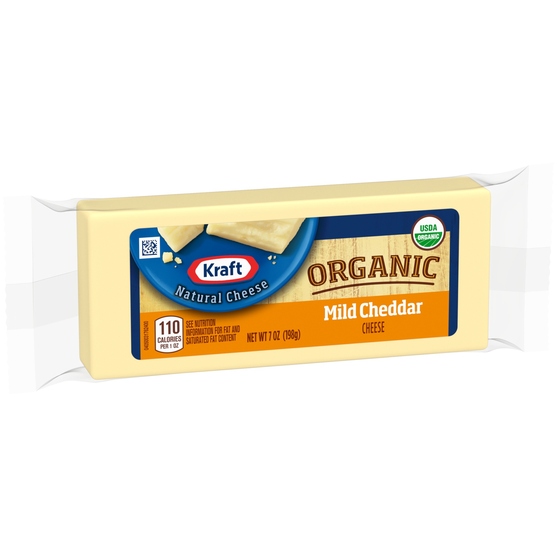slide 5 of 6, Kraft Organic Mild White Cheddar Cheese Block, 7 oz