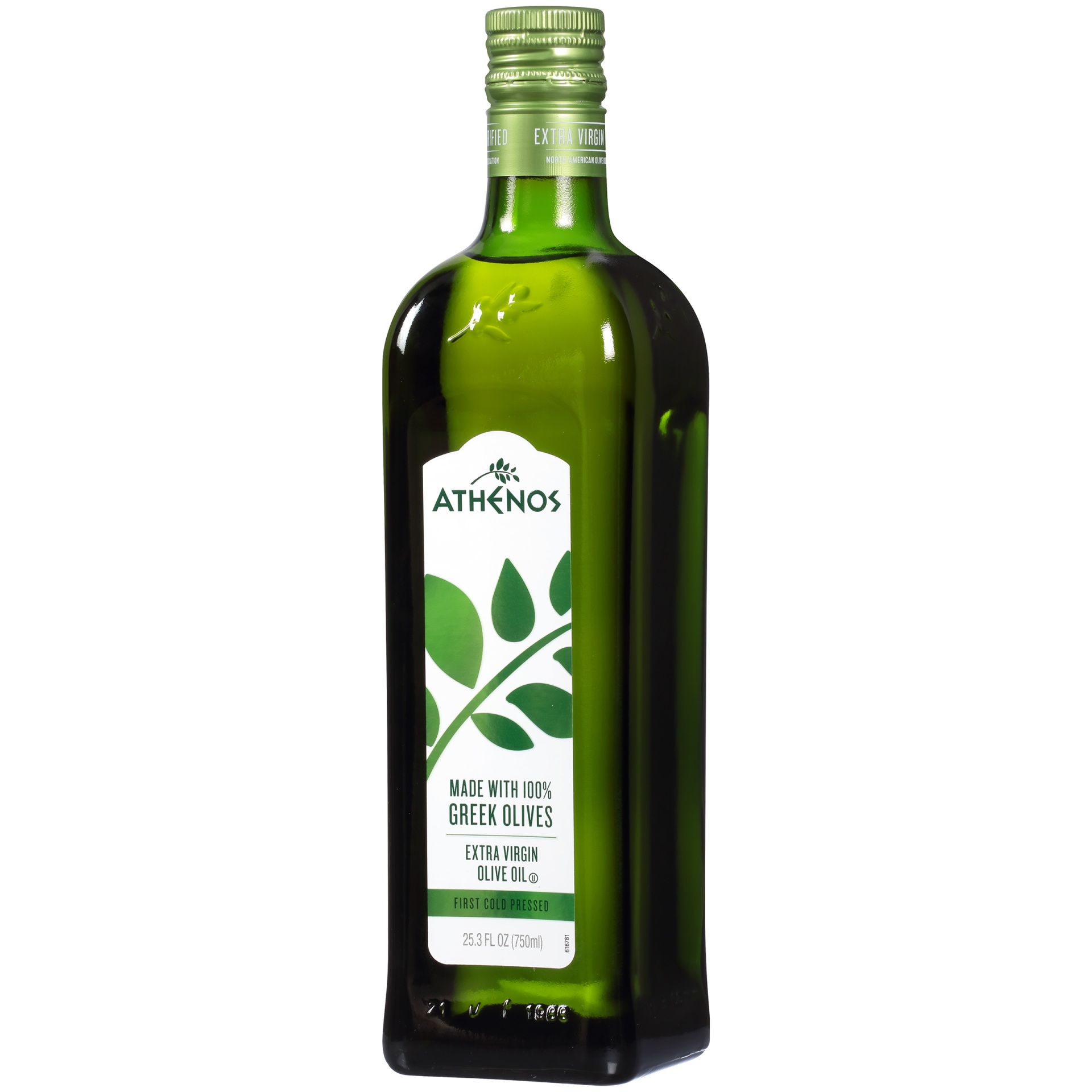 slide 5 of 5, Athenos Extra Virgin Olive Oil Bottle, 25.3 fl oz