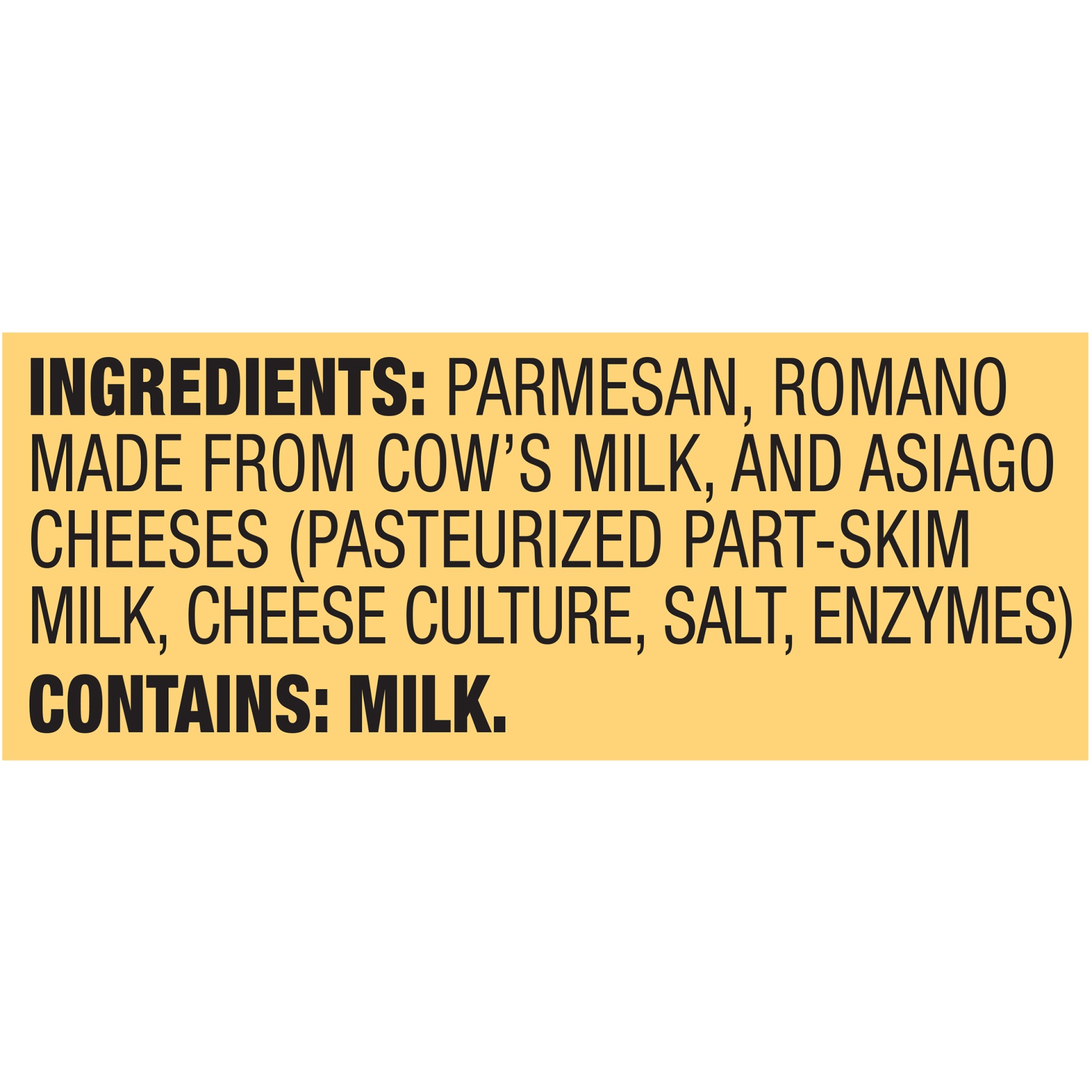 slide 6 of 6, Classico Parmesan, Romano & Asiago Grated Natural Cheese Shaker, 8 oz