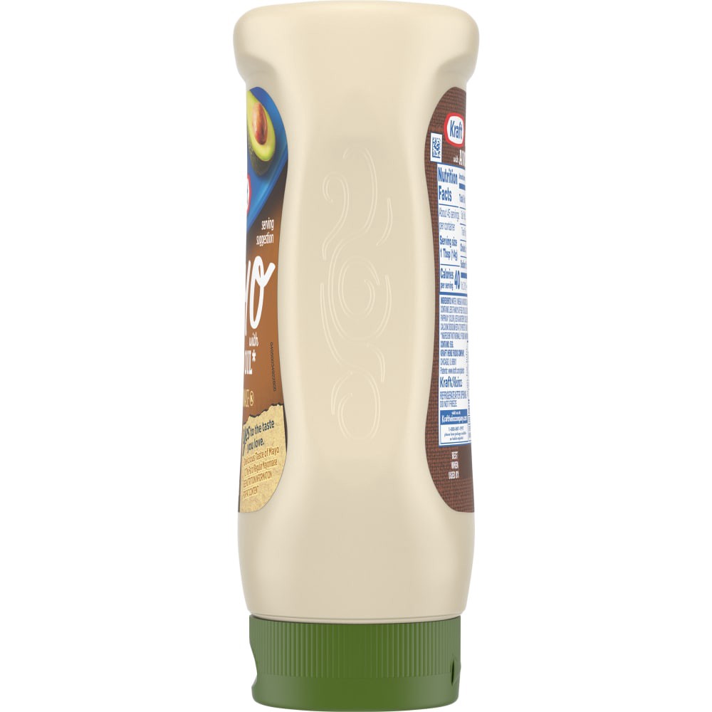 slide 4 of 5, Kraft Mayo with Avocado Oil Reduced Fat Mayonnaise Bottle - 22 Fl. Oz., 22 fl oz