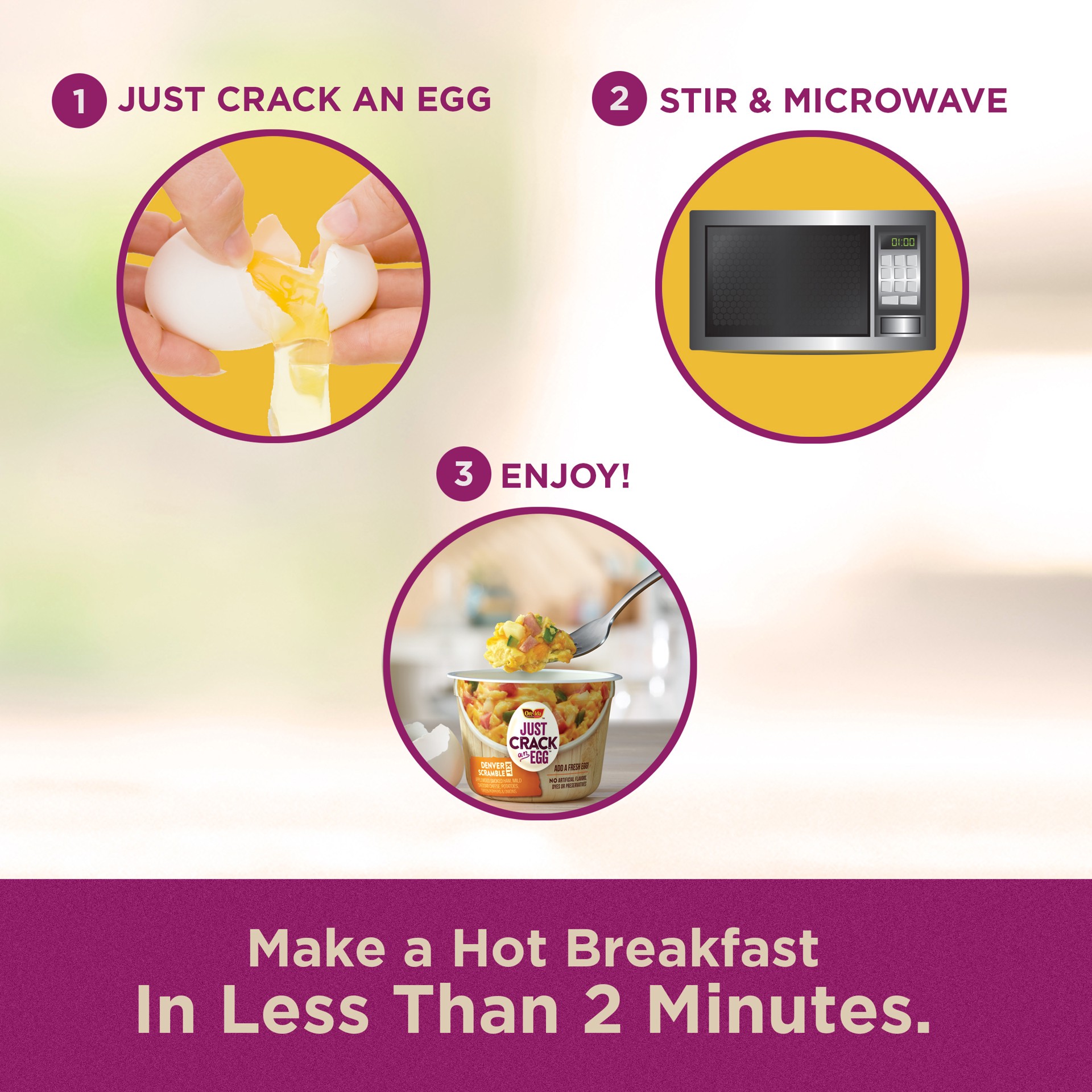 slide 3 of 10, Ore Ida Just Crack an Egg Ultimate Scramble Kit, 3 oz