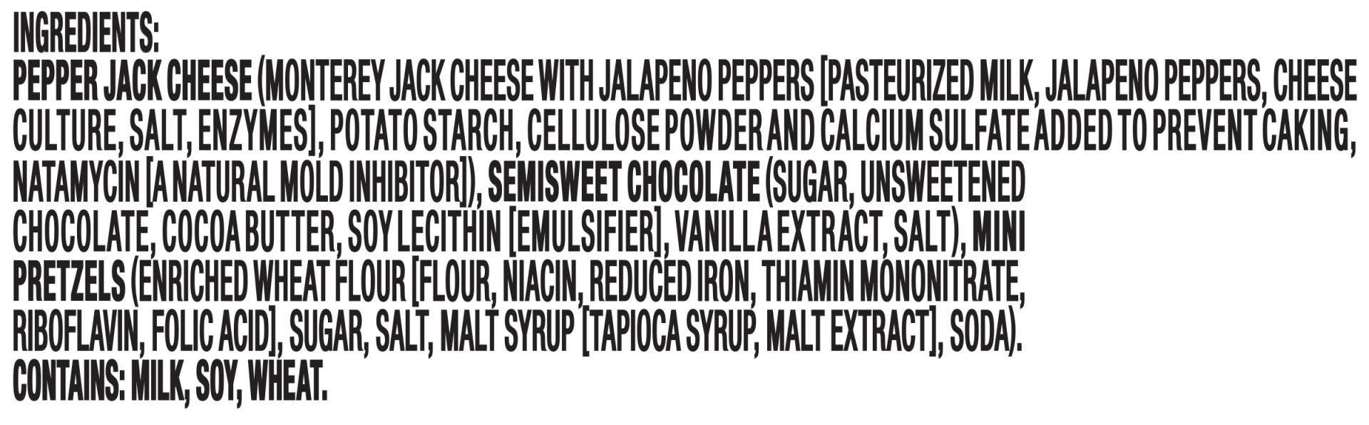 slide 13 of 13, Kraft Trios SnackFulls Pepper Jack Cheese, Mini Pretzels & Chocolate Snack Pack Tray, 2.25 oz