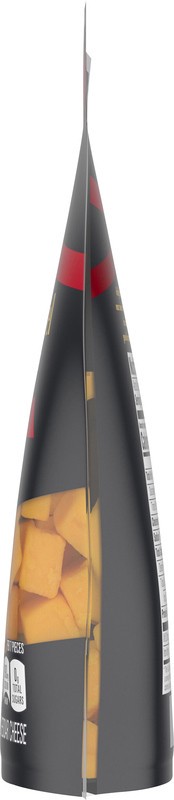 slide 4 of 5, Cracker Barrel Rich & Bold Extra Sharp Yellow Cheddar Cheese Cubes, 6 oz Bag, 6 oz