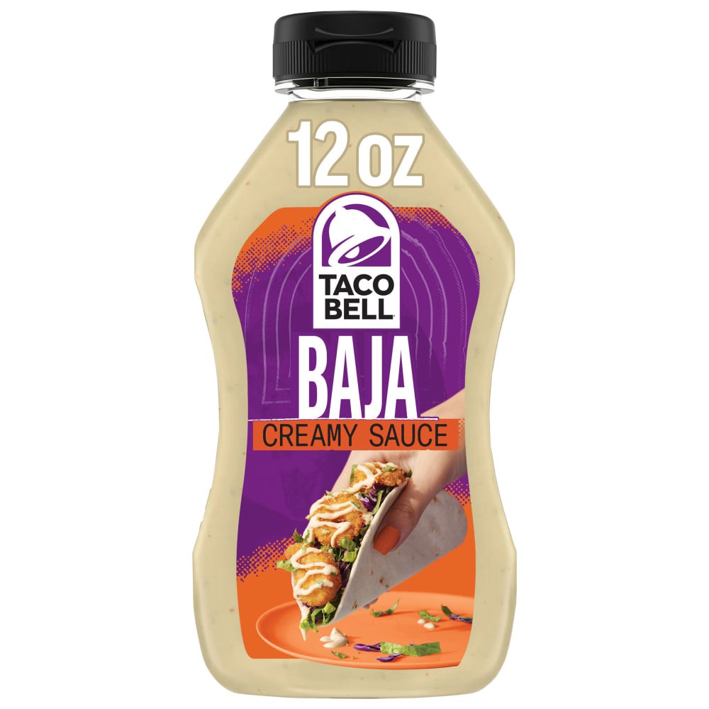slide 2 of 6, Taco Bell Creamy Baja Sauce, 12 fl oz Bottle, 12 fl oz