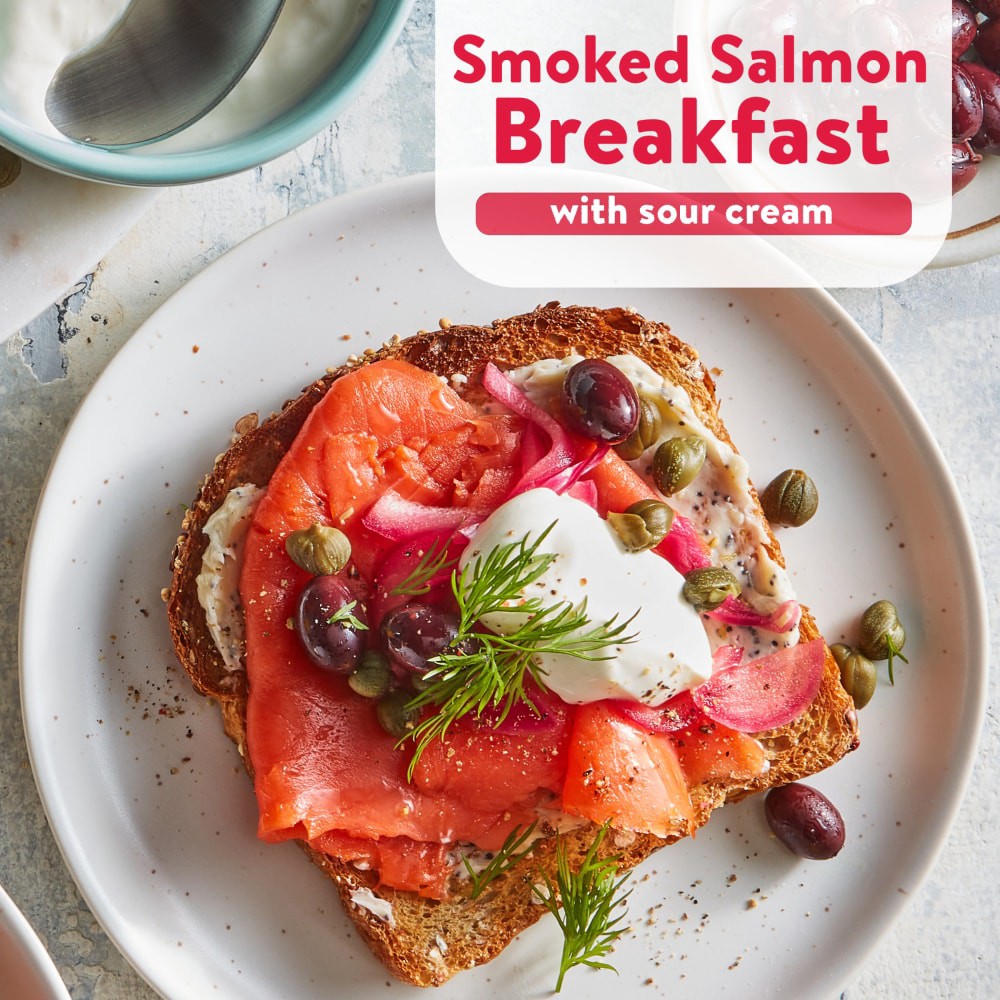 slide 4 of 6, Breakstone's All Natural Sour Cream, 8 oz