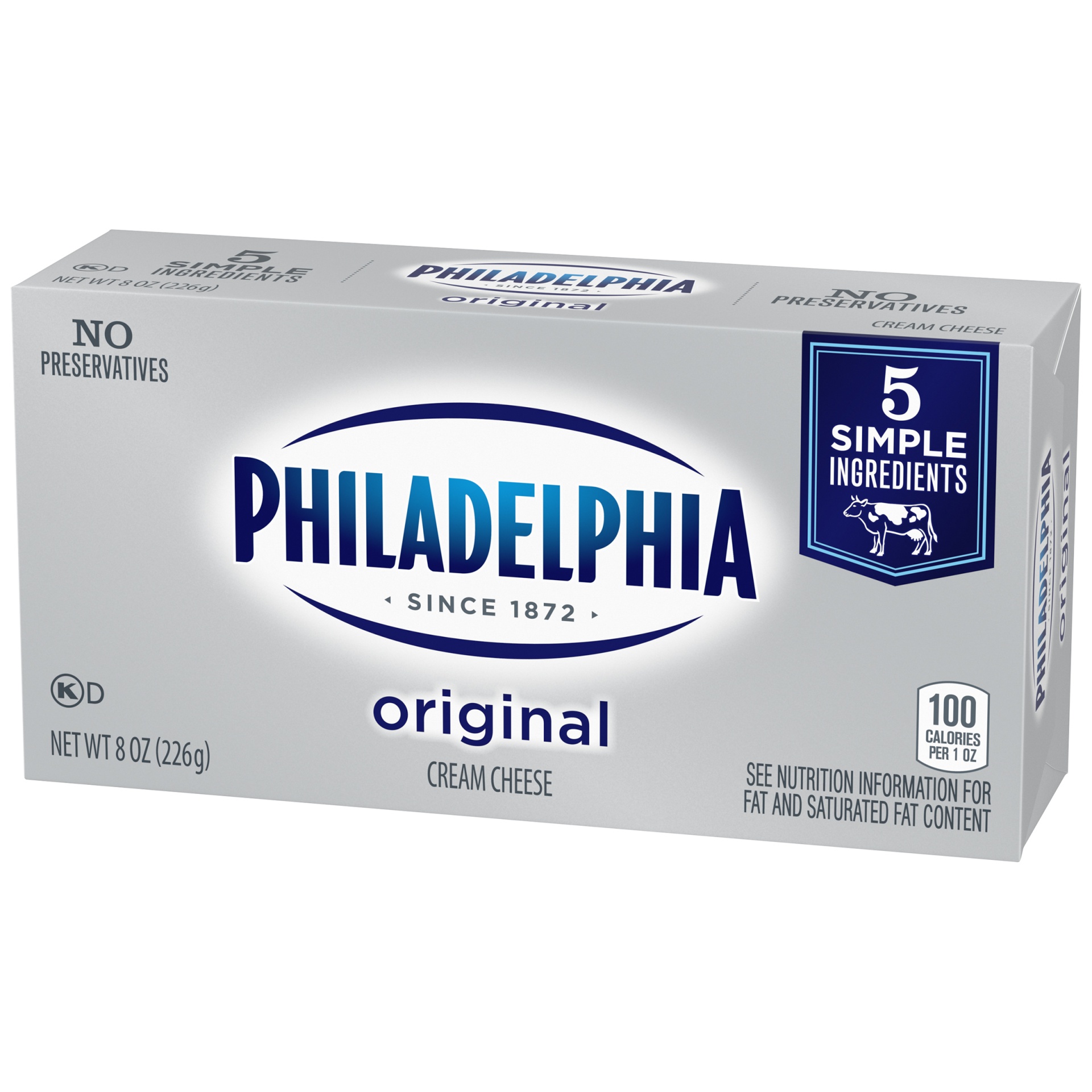 slide 5 of 6, Philadelphia Original Cream Cheese Brick, 8 oz