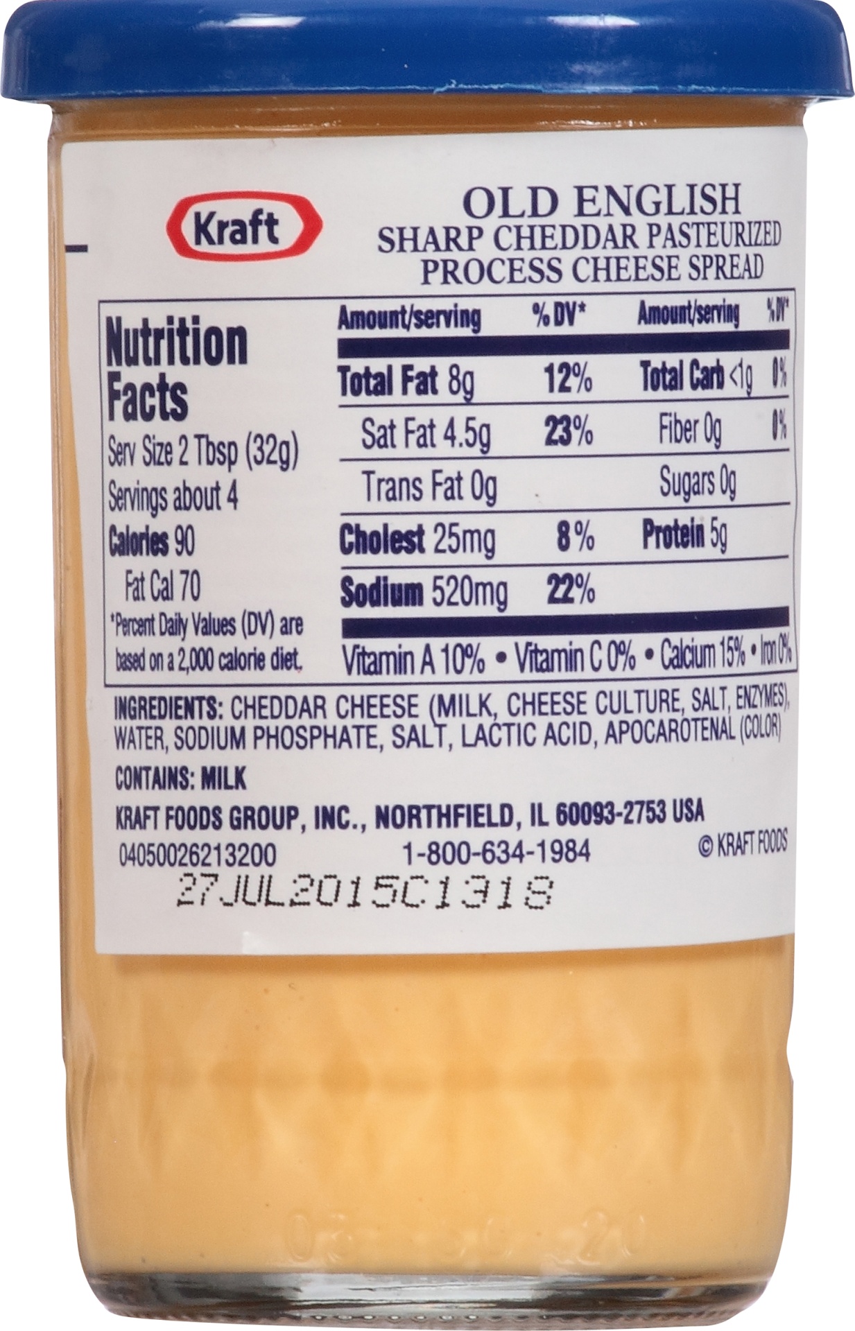 Kraft Old English Pasteurized Process Cheese Spread, 5 Oz Jar 5 Oz | Shipt