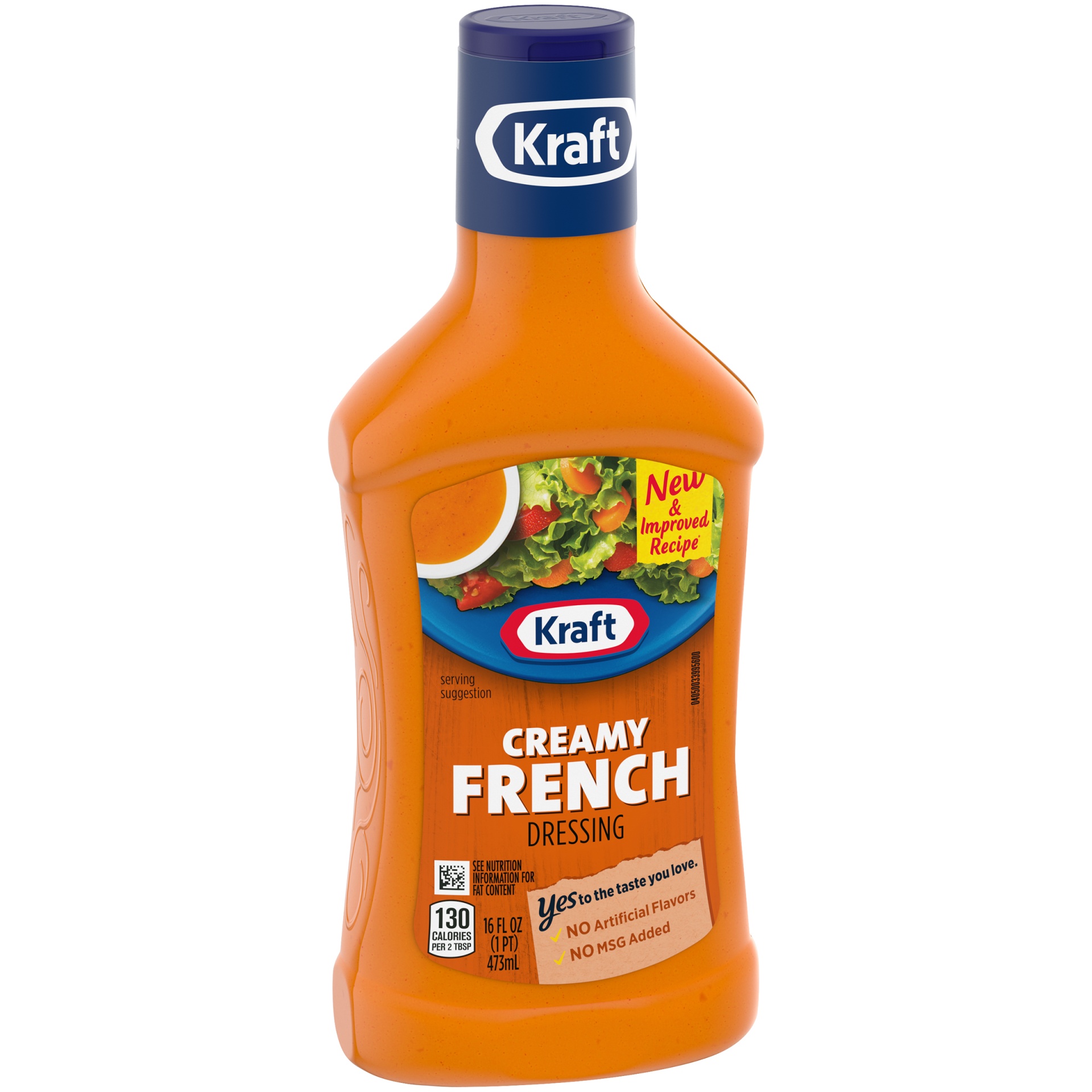 slide 3 of 7, Kraft Creamy French Salad Dressing Bottle, 16 fl oz