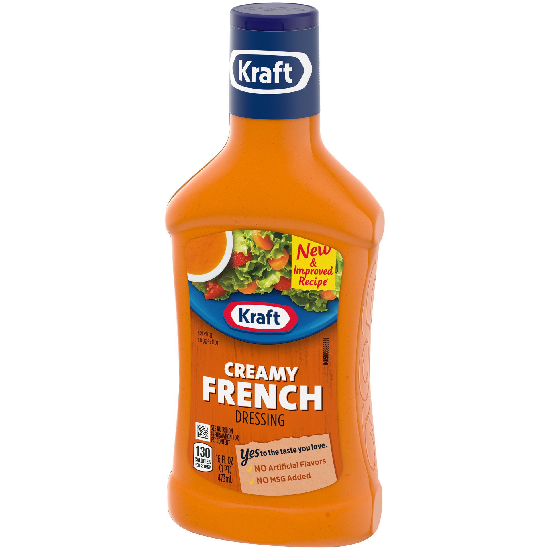 slide 4 of 7, Kraft Creamy French Salad Dressing Bottle, 16 fl oz