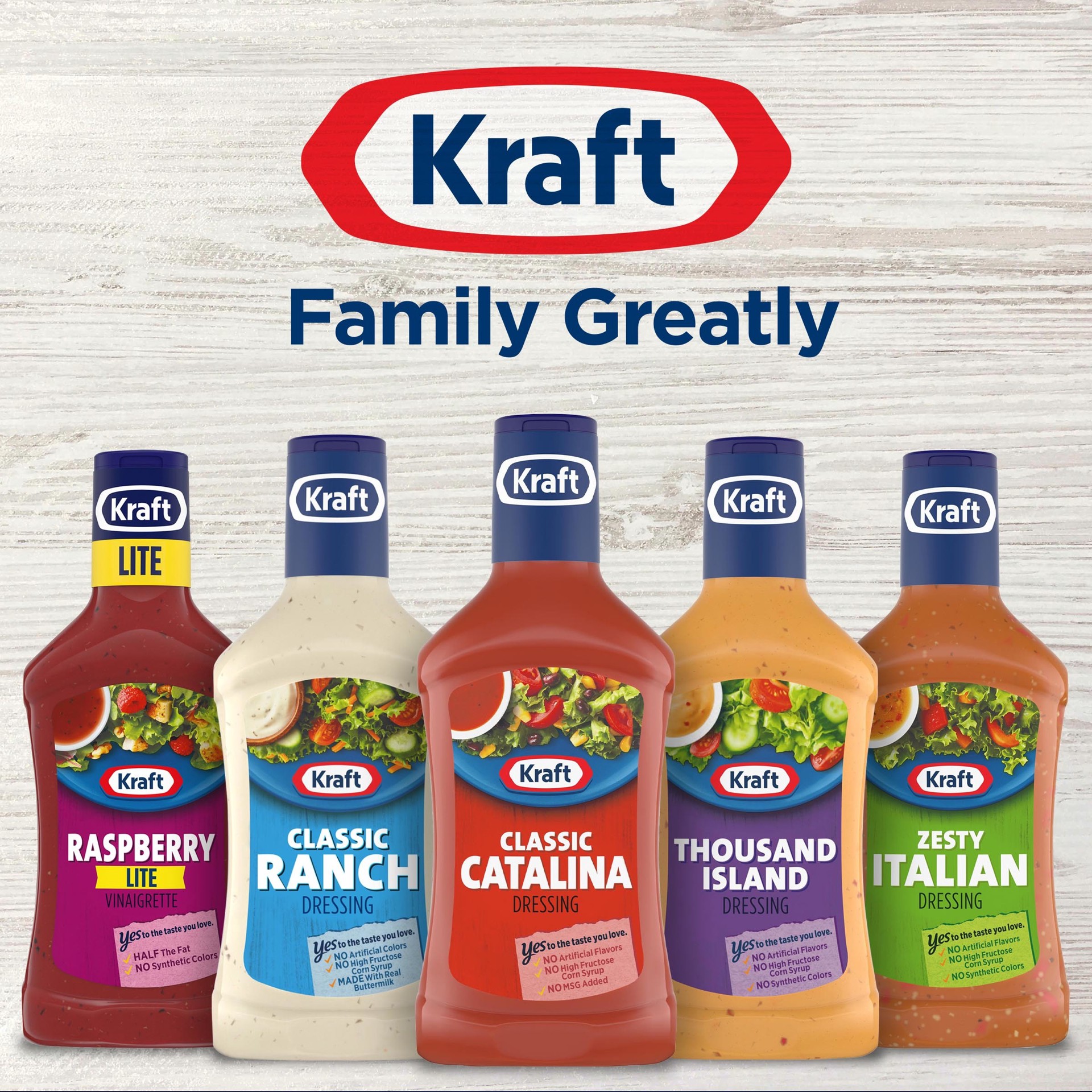 slide 4 of 13, Kraft Classic Catalina Dressing, 16 fl oz Bottle, 16 fl oz