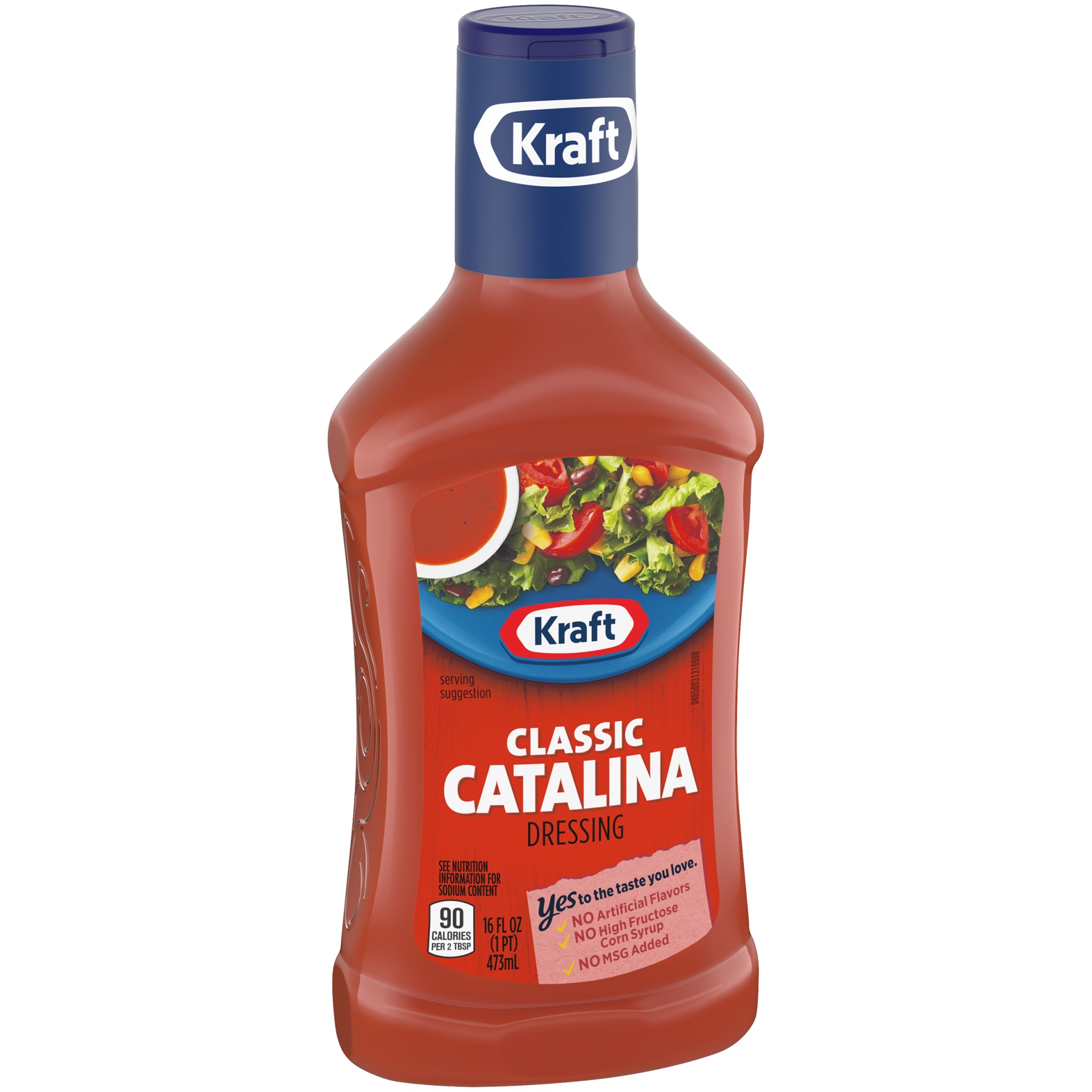 slide 9 of 13, Kraft Classic Catalina Dressing, 16 fl oz Bottle, 16 fl oz