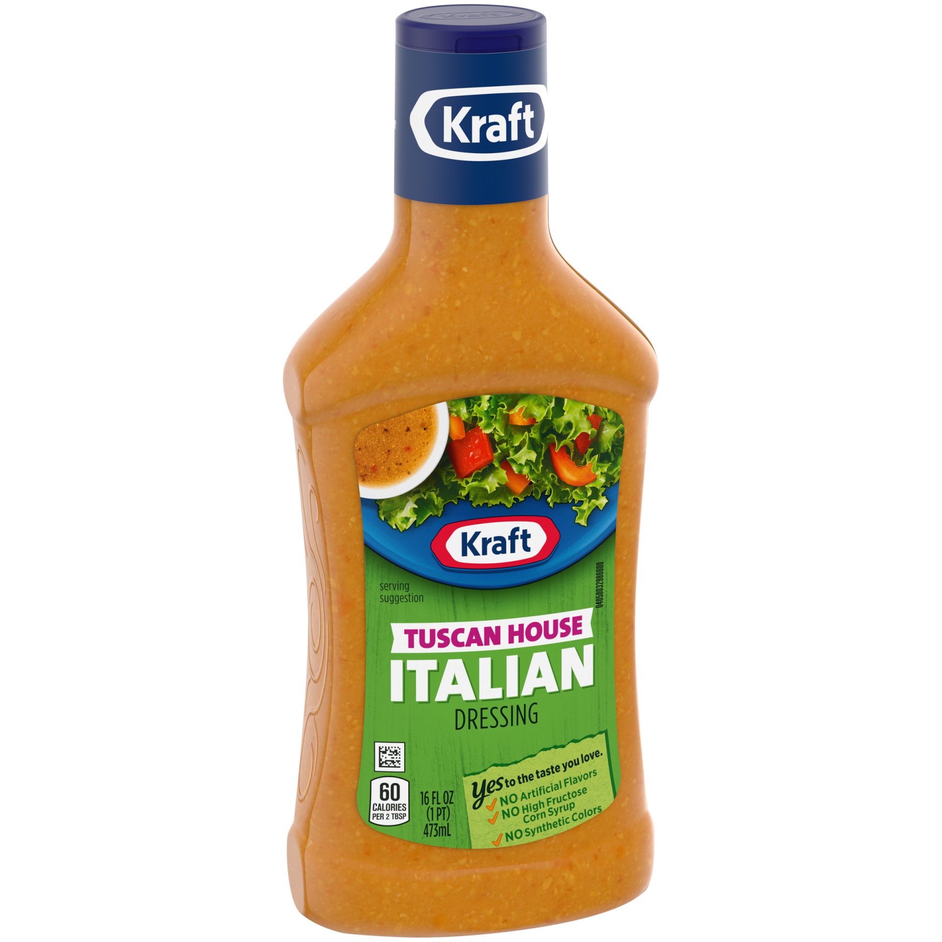 slide 2 of 6, Kraft Tuscan House Italian Salad Dressing Bottle, 16 fl oz
