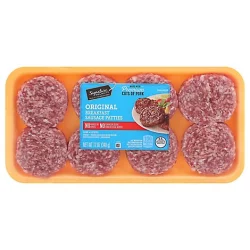 Signature Select Breakfast Sausage Patties Original - 12 Oz