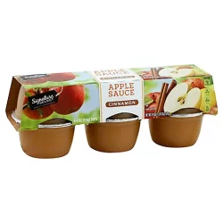 Signature SELECT Apple Sauce Cinnamon Cups - 6-4 Oz