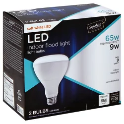 Signature SELECT Light Bulb LED Indoor Flood Light Soft White 9W BR30 - 2 Count