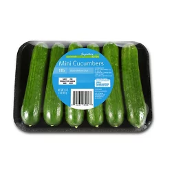 Signature Farms Mini Cucumbers Tray - 1 Lb