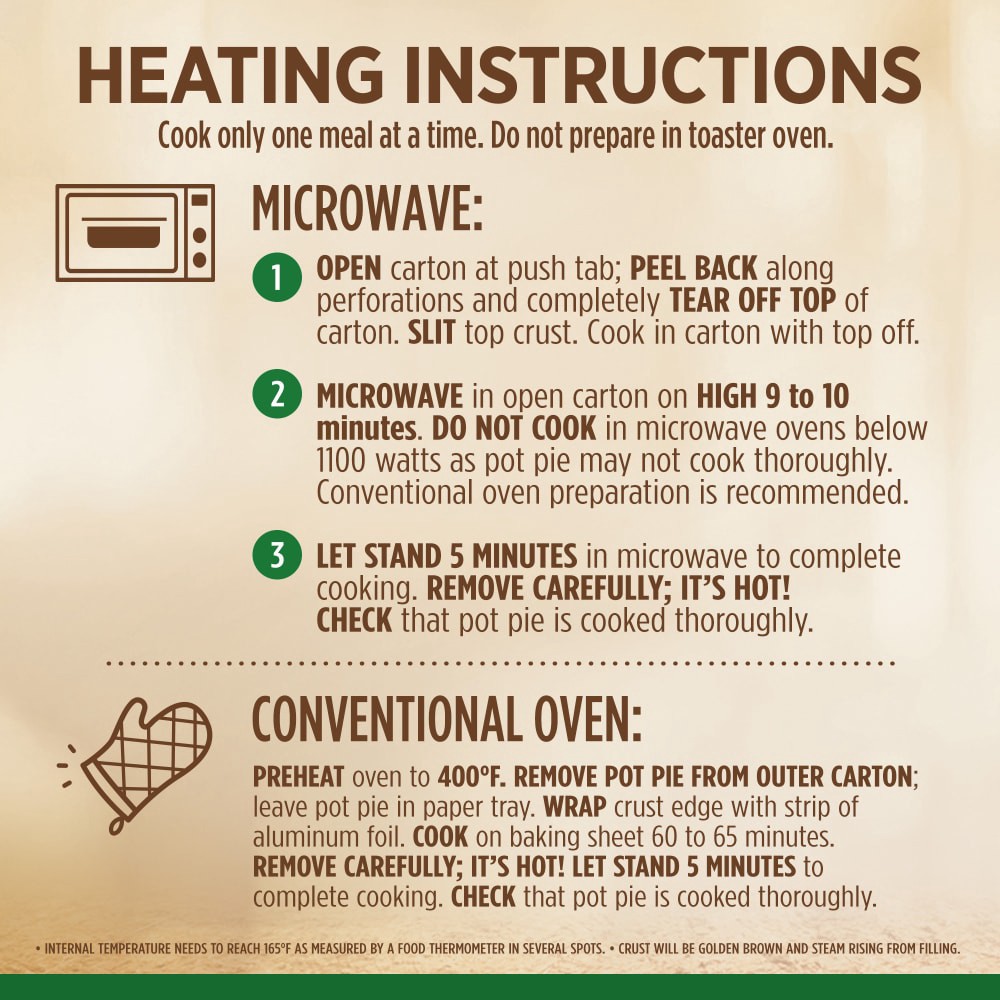 slide 2 of 6, Marie Callender's Creamy Mushroom Chicken Pot Pie, Frozen Meal, 15 oz., 15 oz