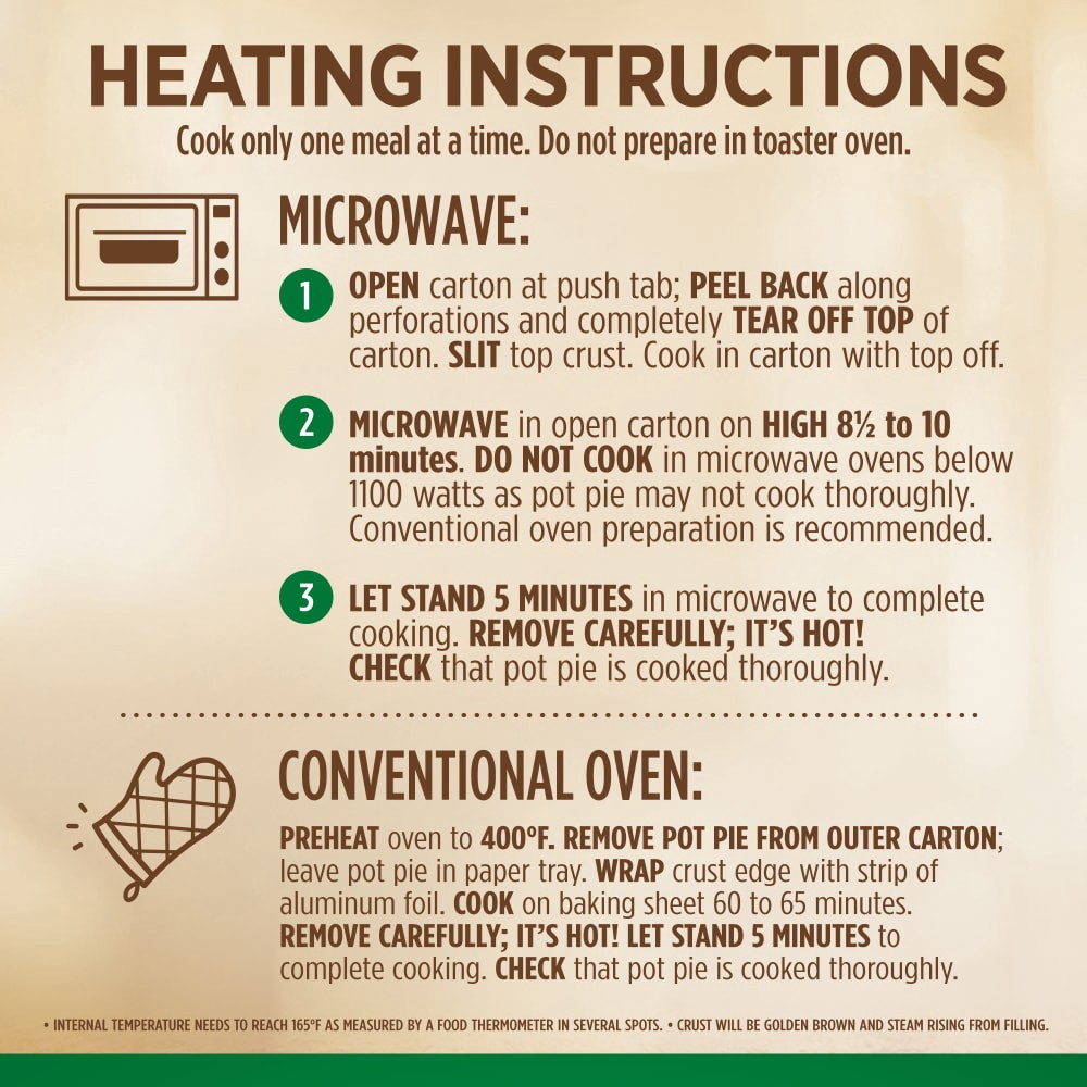 slide 5 of 6, Marie Callender's Creamy Parmesan Chicken Pot Pie, Frozen Meal, 15 oz., 15 oz