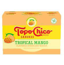 slide 1 of 1, Topo Chico Sabores Tropical Mango 8-12Oz, 96 fl oz